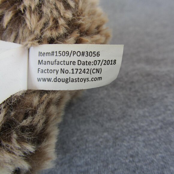 plush Douglas brown bunny stuffed animal 2018 (w1648) - Picture 8 of 8